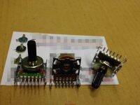 1pcs/lot 161 horizontal walker double potentiometer A103 A10K handle length 15MM flower R201T North version