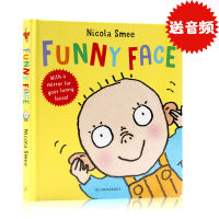 Funny face childrens emotional expression and management English original picture book look at the interesting expression package early childhood education cognition paperboard Book enlightenment parent-child interaction banana mother juice child mother