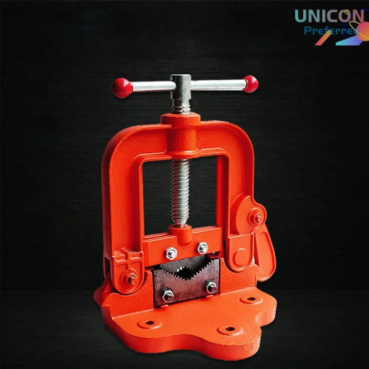 2" 3" Pipe Vise Clamp Heavy Duty High Carbon Steel Pressure Hardness
