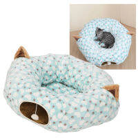 Cat Tunnel Bed Interactive อุโมงค์แมวพับได้ 3 ทางสำหรับการเดินทางสำหรับลูกแมว