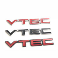 5X สีแดง VTEC โลหะโลหะผสมสังกะสีรถจัดแต่งทรงผม Refitting สัญลักษณ์ Fendertail ป้ายสติกเกอร์สำหรับ Honda Civic Accord Odyssey Spirior