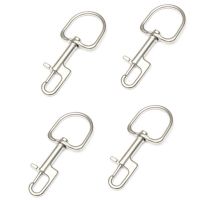 4Pcs 110MM Stainless Steel Diving Bolt Snap Hook Scuba Diving Single Ended Hook BCD Accessories Diving Equipment