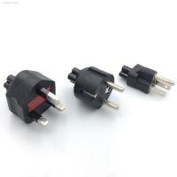 ►▲ EU Mains Power Cable plug adapter EU US UK AU PLug to IEC320 C5 Clover Leaf adapter plug