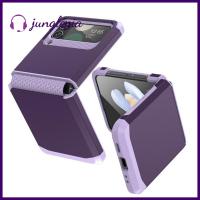 JUNGLEPIA กันกระแทก Z Flip 3/4/5เคสพีซีฝาพับ TPU ฝาครอบโทรศัพท์คลุมทั้งหมดที่ปกป้องโทรศัพท์มือถือสำหรับโทรศัพท์ Samsung Galaxy