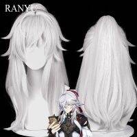 【jw】●✧  RANYU Honkai: Star Rail Yuan Wigs with Bangs Synthetic Straight Ponytail Game Hair Wig for