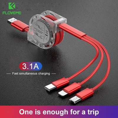 Chaunceybi FLOVEME 3 1 USB Cable Lightning Type C Fast Charging iPhone 14 Charger Phones