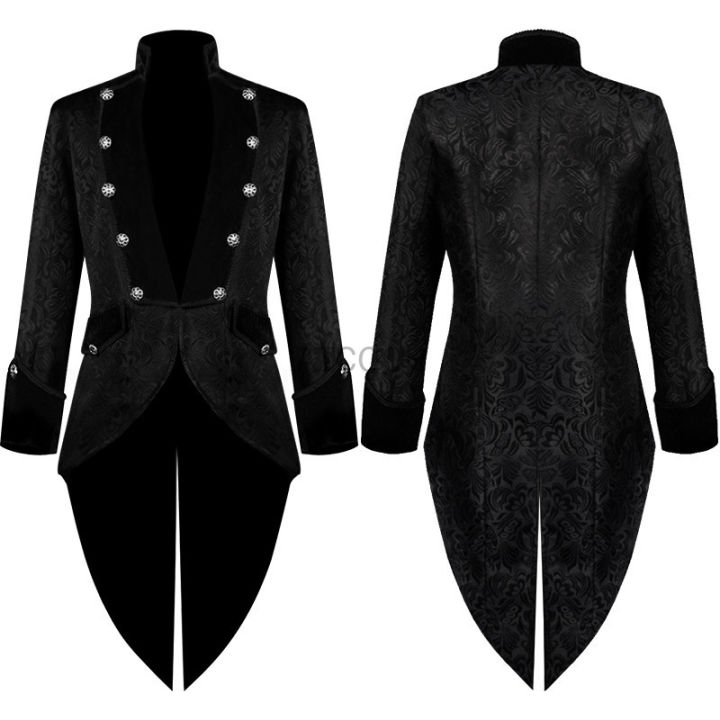 Medieval Tailcoat Men Victorian Jacket Steampunk Gothic Renaissance ...