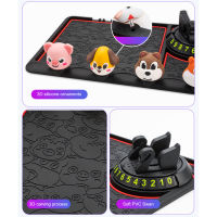 【cw】Phone Mat For Car Dashboard Non-slip Mobile Phone Pad With 360 Swan Holder Cute Animal Dolls Aromatpy Tablets Universal Car ！