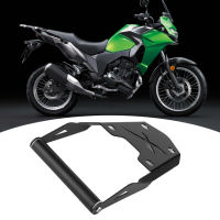 ขายึดการนำทางรถมอเตอร์ไซค์แถบด้านหน้าขาตั้ง GPS โทรศัพท์เหมาะสำหรับ Kawasaki Versys X300 17-19