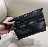 LeSportsac สินค้าใหม่2022กระเป๋าช้อปปิ้งมือถือฤดูใบไม้ร่วงกระเป๋าโทรศัพท์มือถือแบบพกพากระเป๋าเดินเล่น7105