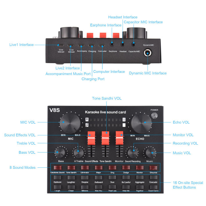 v8s-audio-live-sound-card-การ์ดเสียง-for-phone-computer-usb-headset-microphone-การ์ดเสียงภายนอก-webcast-มินิเอฟเฟคไมค์