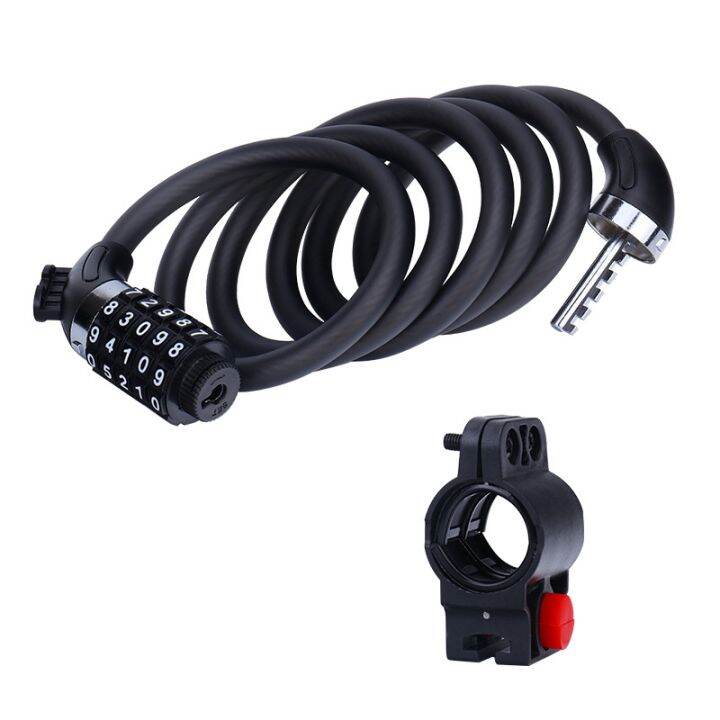 bicycle-lock-five-digit-code-locks-mountain-bike-road-bike-wire-steel-cable-lock-anti-theft-ring-bicycle-accessories