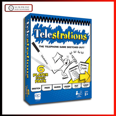 Fun Family Board Game Telestrations The Phone Game Sketched Out