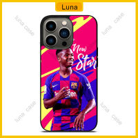 Ansu Fati Barcelona Fc Phone Case for iPhone 14 Pro Max / iPhone 13 Pro Max / iPhone 12 Pro Max / Samsung Galaxy Note 20 / S23 Ultra Anti-fall Protective Case Cover 260