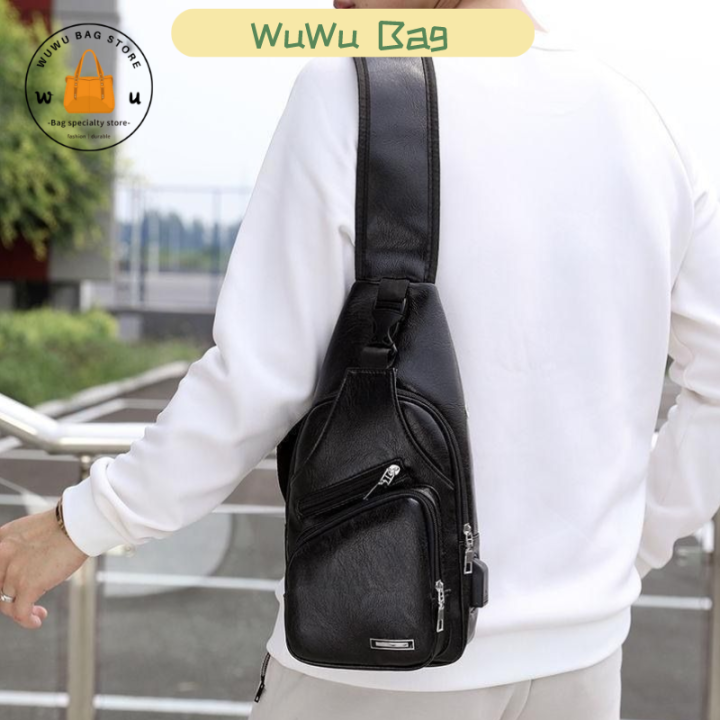 New Men's Chest Bag Crossbody Bag Travel Small Backpack Oblique