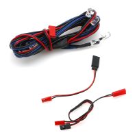 Light Kit 5mm 6 LED 4 Blue 2 Red 5mm with Conversion Cable for 1/10 1/8 Axial SCX10 Traxxas TRX4 D90 HSP HPI RC Car