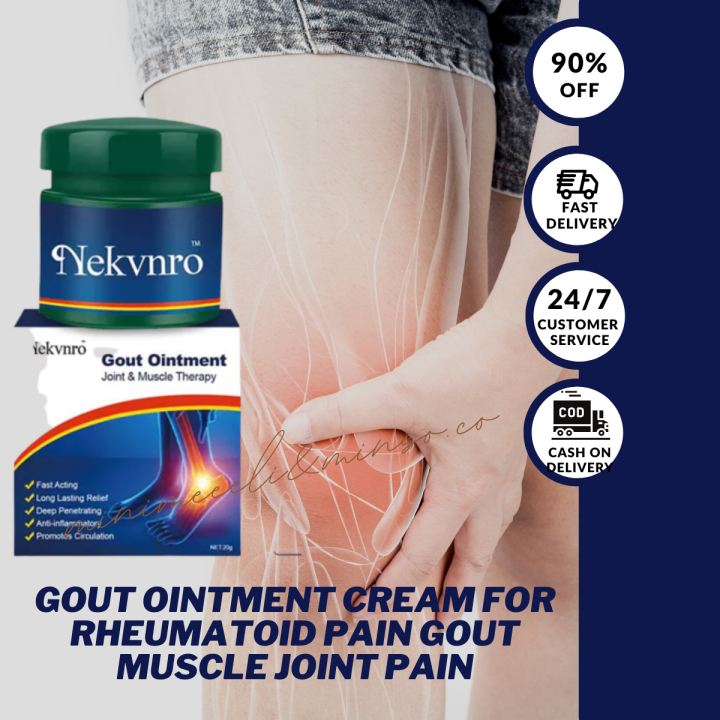 100 AUTHENTIC Gout Ointment Cream for Rheumatoid Pain Gout Muscle
