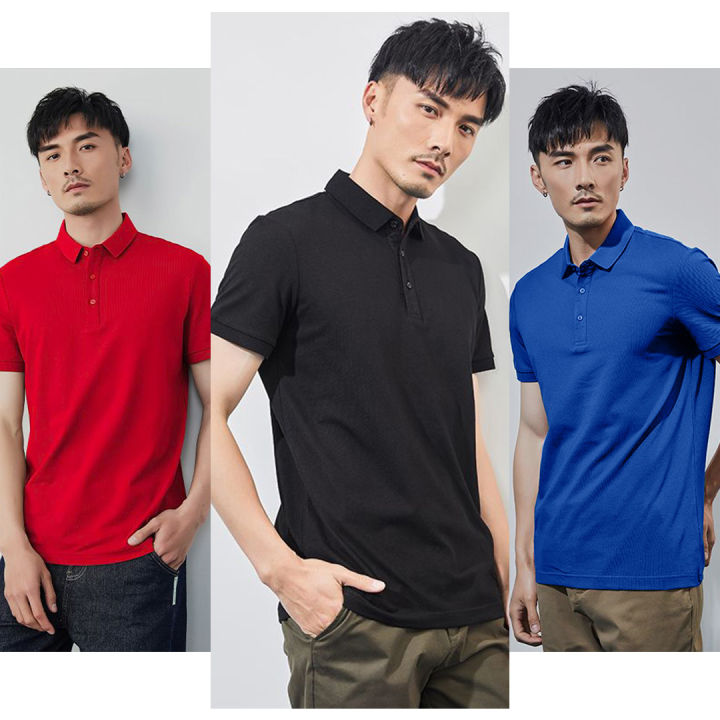 เสื้อโปโล-เสื้อผ้าผู้ชาย-สีพื้น-ใส่ได้ทั้งชายและหญิง-st02