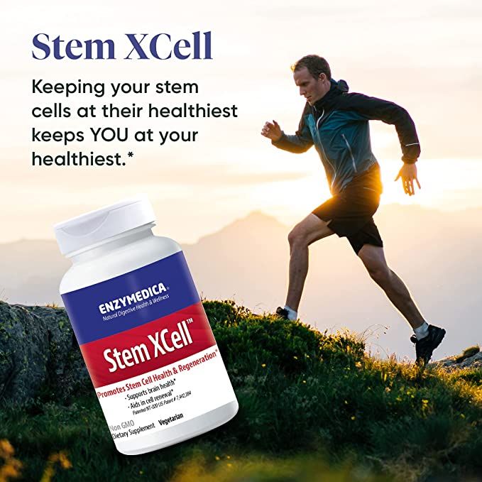 อาหารเสริม-สเต็มเซลล์-สนับสนุนการสร้างเซลล์ใหม่-stem-xcell-60-capsules-enzymedica