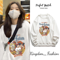 Kingdom_Fashion เสื้อฮู้ด เสื้อแขนยาวอบอุ่น หลวมและสบาย คลาสสิค เท่ ชิค สไตล์ WWY2391BD2 39Z230926