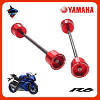 กันล้มหน้า-หลัง แบรนด์ MAXTEC สำหรับ YAMAHA R6 สีแดง ติดตั้งง่าย แข็งแรง ทนทาน