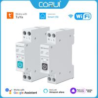 【LZ】☸♗  CORUI-Tuya WiFi Disjuntor Inteligente Trilho DIN com Medição Trabalhar com Vida Inteligente Alexa Google Home Alice 1P 10 A 16 A 25 A 32 A 40 A 63A