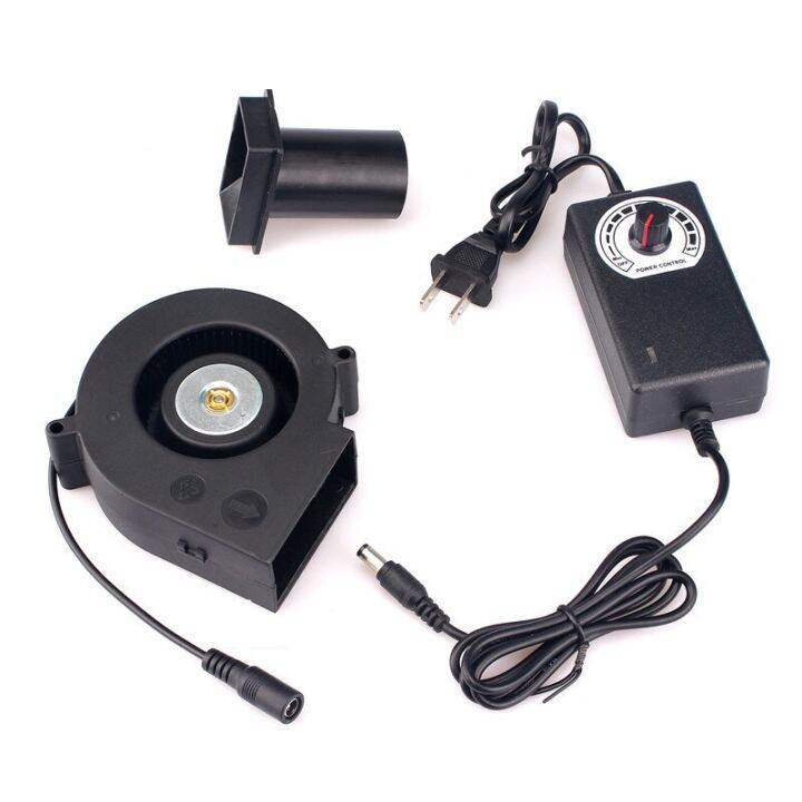 9733-bbq-blower-fan-เครื่องเป่าลมแบบพกพาdc-12v-2-5a-5500-rpm-air-turbo-blower-สำหรับคอมพิวเตอร์-cooling-with-variable-speed-controller