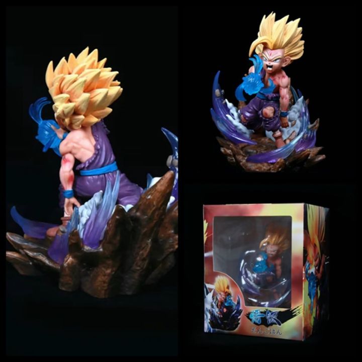 10ซม-dragon-ball-super-saiyan-blue-vegetto-battle-damaged-son-gohan-รุ่น-q-ตุ๊กตารุ่นสะสม-pvc-รูปของเล่นสำหรับของขวัญเด็ก