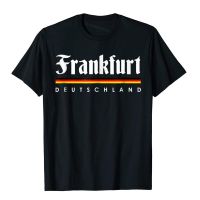 Frankfurt Germany Lustiges Hemd Souvenir Street T Shirts Man Shirts Normal