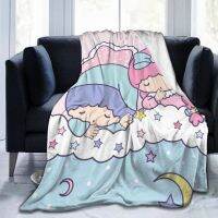 2023 in stock  Sanrio Little Twin Stars Ultra-Soft Micro Fleece Blanket CARTOON Printed Fashion Fashion Washab，Contact the seller to customize the pattern for free