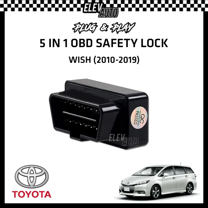 Toyota Wish ZGE20 2009 - 2018 OBD Safety Auto Brake Lock (5 in 1) 2010 2011  2012 2013 2014 2015 2016 2017 2018 | Lazada