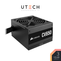 พาวเวอร์ซัพพลาย Corsair Power Supply CV650 650 Watt 80 Plus Bronze - 3 Year by UTECH