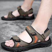 Men Hiking Sandals Summer Casual Round Head Large Size Outdoor Non-slip Slippers Lightweight Beach Shoes Sandalias Hombre House Slippers