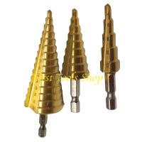 STEP DRILL HSS4241 ดอกสว่านเจดีย์ ดอกสเต็ป เคลือบไทเทเนียม เหล็กไฮสปีด 4241 ดอกเจดีย์ ดอกสว่านทรงเจดีย์