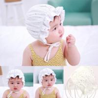 (Childrenhouse) เด็กสาวฝ้ายลูกไม้หมวกถังฤดูร้อนหมวกหมวก Bonnet ทารกแรกเกิดการถ่ายภาพอุปกรณ์ประกอบฉาก