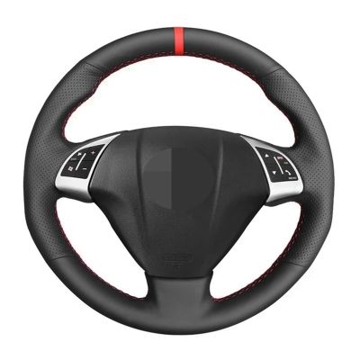 【YF】 Car Steering Wheel Cover Accessories Black Artificial Leather For Fiat Bravo Grande Punto Linea Qubo Doblo Opel Combo