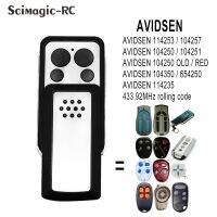 2023 latest AVIDSEN 104505 100550 100955 รีโมทคอนโทรล 433.92mhz รหัสคงที่ Avidsen 104251 104350 114235 Rolling Code ที่เปิดประตูโรงรถ