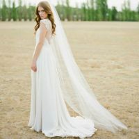 Hot Long Tulle Wedding Veils One Layer With Comb Bridal Veil For Bride Wedding Accessories Hair Accessories