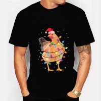 ขายร้อน เสื้อยืดโอเวอร์ไซส์Camiseta de algodón con estampado de pollo para hombre, camisa con cuello redondo, de gran tamaño, de marca S-5XL เสื้อยืดผ้าฝ้ายแท้