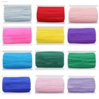 ✗✑▽ 5yards 5/8 1.6CM Fold Over Elastic (FOE) Environmental Band Spandex Band Hair Tie Headband Dress Sewing Lace Trim Garment