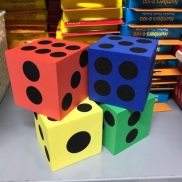 HCMRubber dice 6.5cm - Xí ngầu cao su 6.5 cm