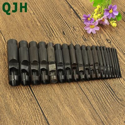 【CW】 New 1mm 18mm 20 sizes Leather Puncher Hollow Punch HoleDIY carving craft Circular Punching Tools