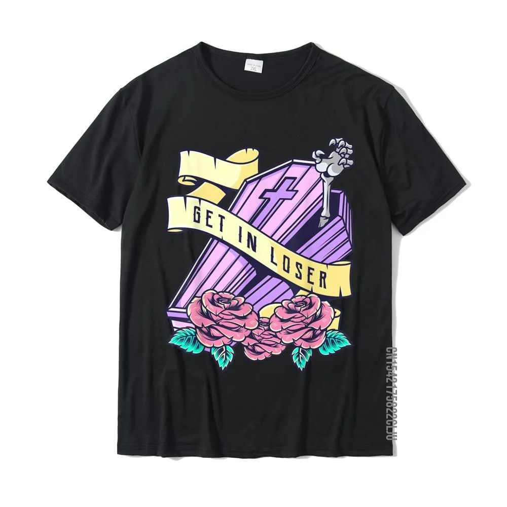 Get In Loser Coffin Pastel Goth Kawaii Halloween Aesthetic T-Shirt  Wholesale Casual Tshirts Cotton Mens Tops & Tees Comics 1pcs) | Lazada PH