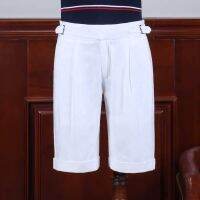 KINGMAN White short gurkha pants Trouser กางเกงสั่งตัด สั่งตัดกางเกง ที่นี้ที่เดียว ตัดตามสัดส่วนได้ กางเกงขายาว กางเกงตัดใหม่ ตัดกางเกง กางเกงชาย