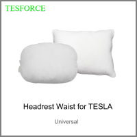 Car Seat Headrest Neck Waist Pillow Memory Soft Comfortable Cushion Accessories for Tesla Model 3 Y S X Neck Pillow Set