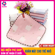 Khăn Mặt Cotton Mềm Cho Bé, Siêu Dày, Siêu Thấm, An Toàn Cho Trẻ Nhỏ