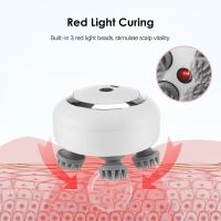 ZZOOI Electric Scalp Massager for Body Cat Relax Red Light Physiotherapy 3D Head Hair Massage Deep Tissue Kneading Vibration Shoulder