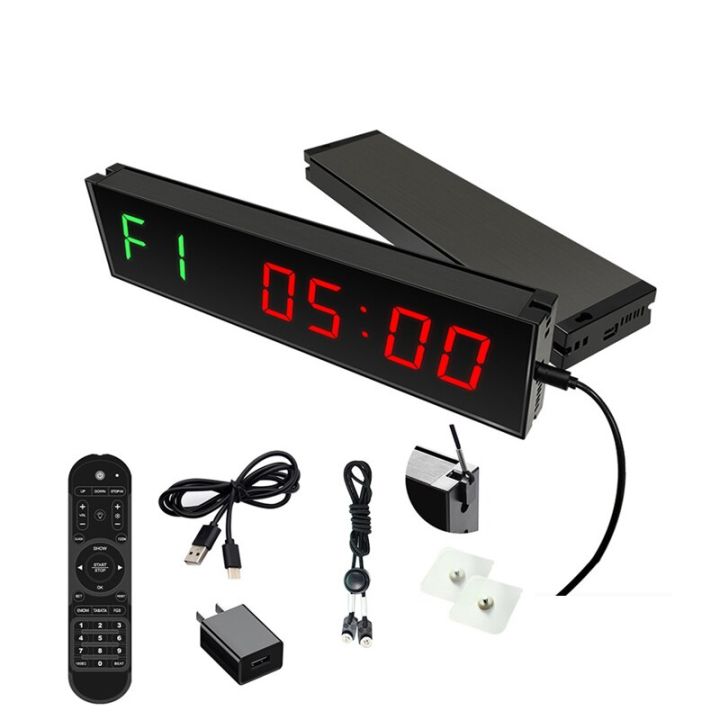 Led Digital Countdown Clock With Remote Wall Mounted Gym Timer