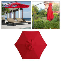 Gazechimp Patio ร่ม Canopy Garden Parasol Canopy Cover กันฝนทนทานร่มซิป Sunshade Top Cover Shelter UV ความต้านทานสำหรับ Garden Deck