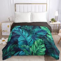 1pc Duvet Cover with Zipper Comforter Blanket Quilt Cover 200*150 3D Country Green leaf Bedding Drop ship